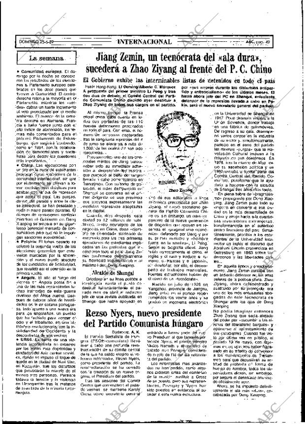 ABC MADRID 25-06-1989 página 49