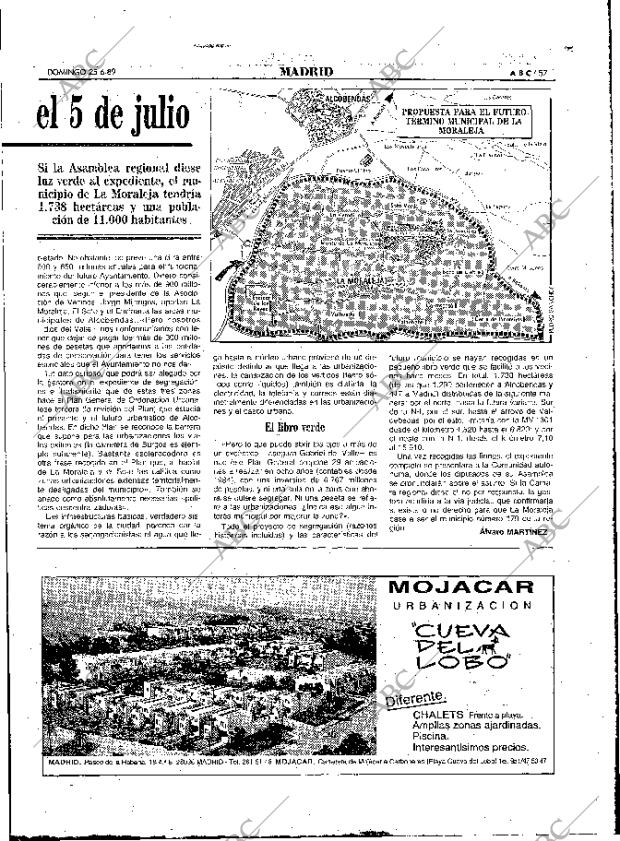 ABC MADRID 25-06-1989 página 57