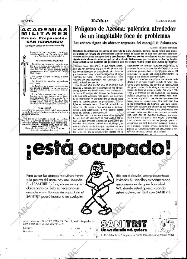ABC MADRID 25-06-1989 página 58