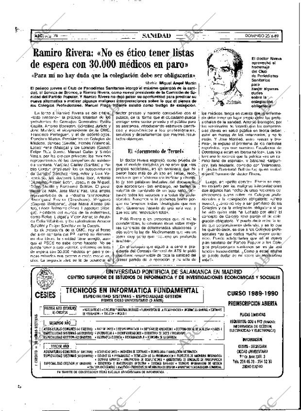 ABC MADRID 25-06-1989 página 76