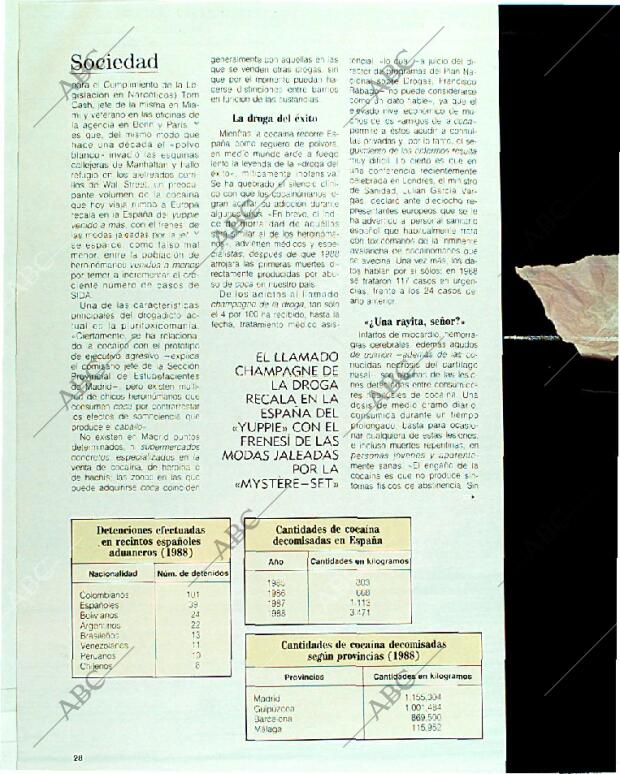 BLANCO Y NEGRO MADRID 25-06-1989 página 28