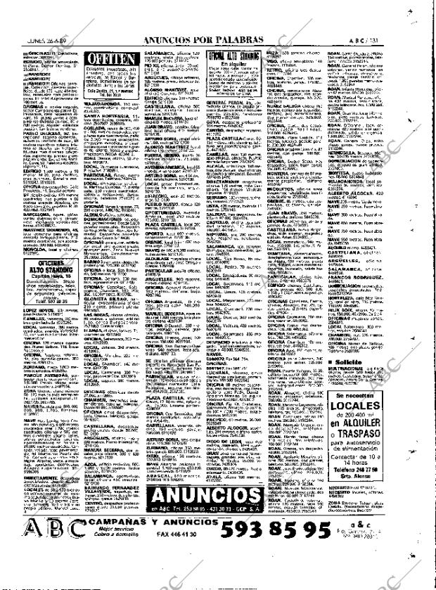 ABC MADRID 26-06-1989 página 131