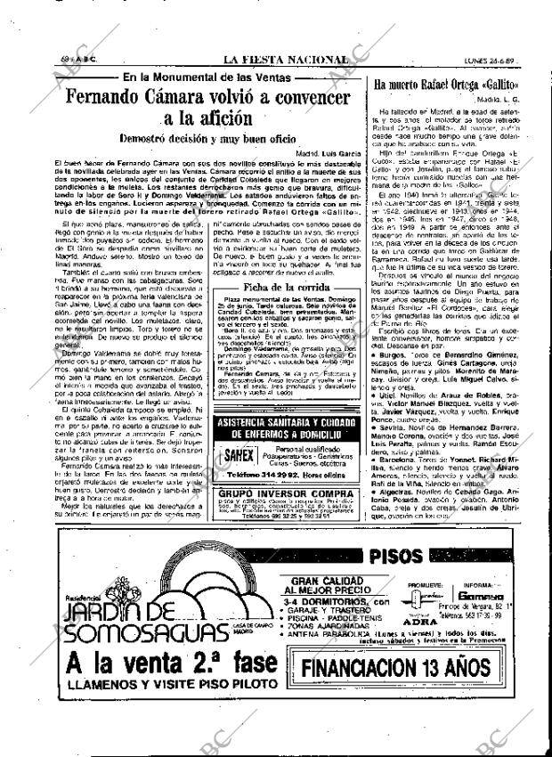 ABC MADRID 26-06-1989 página 68