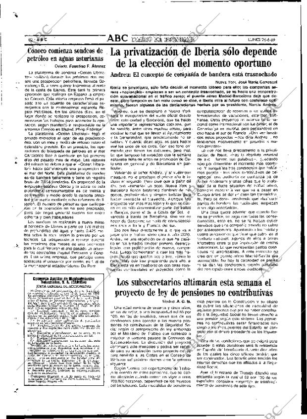 ABC MADRID 26-06-1989 página 82