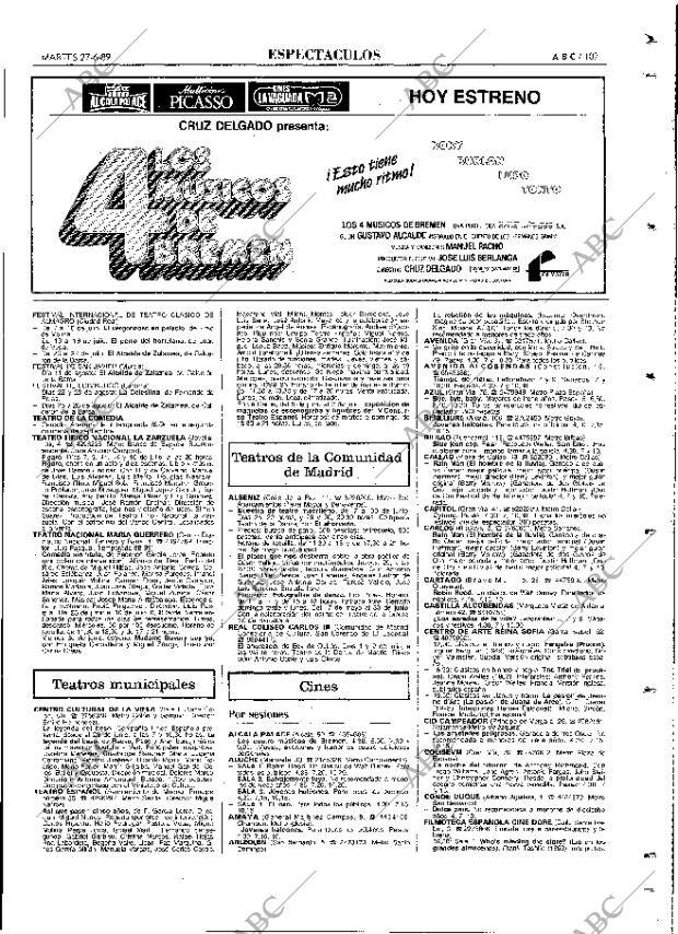 ABC MADRID 27-06-1989 página 107