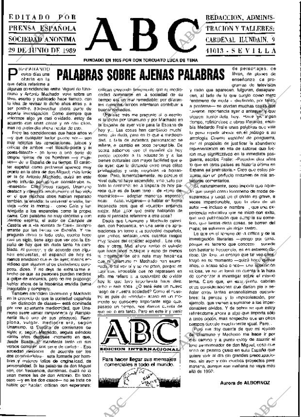 ABC SEVILLA 29-06-1989 página 3