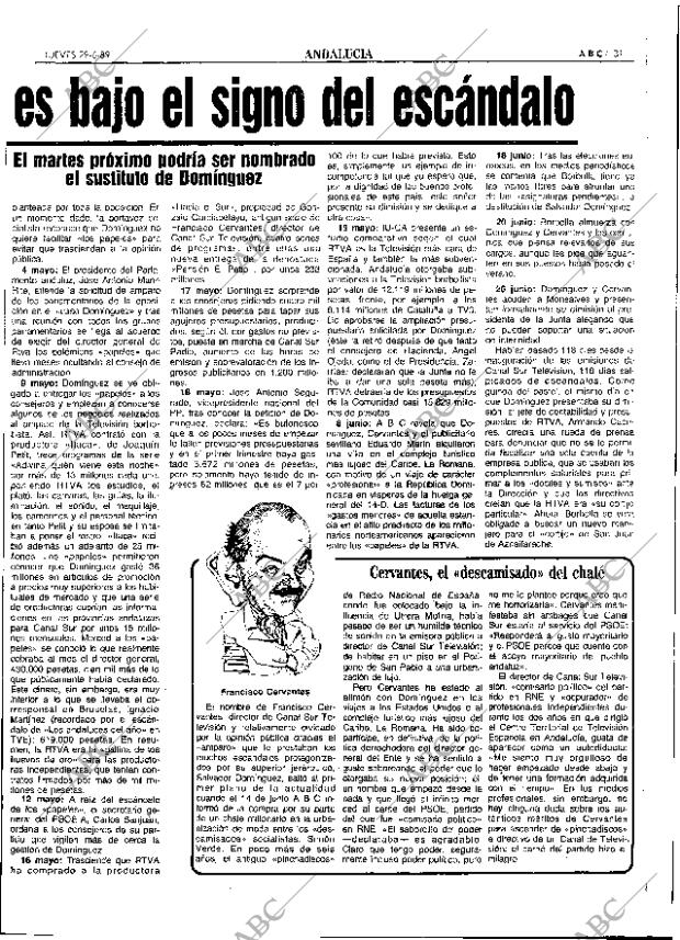 ABC SEVILLA 29-06-1989 página 31