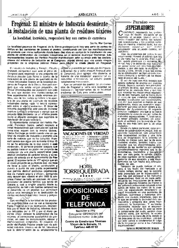 ABC SEVILLA 29-06-1989 página 33