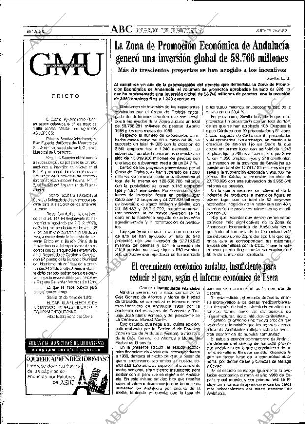 ABC SEVILLA 29-06-1989 página 60