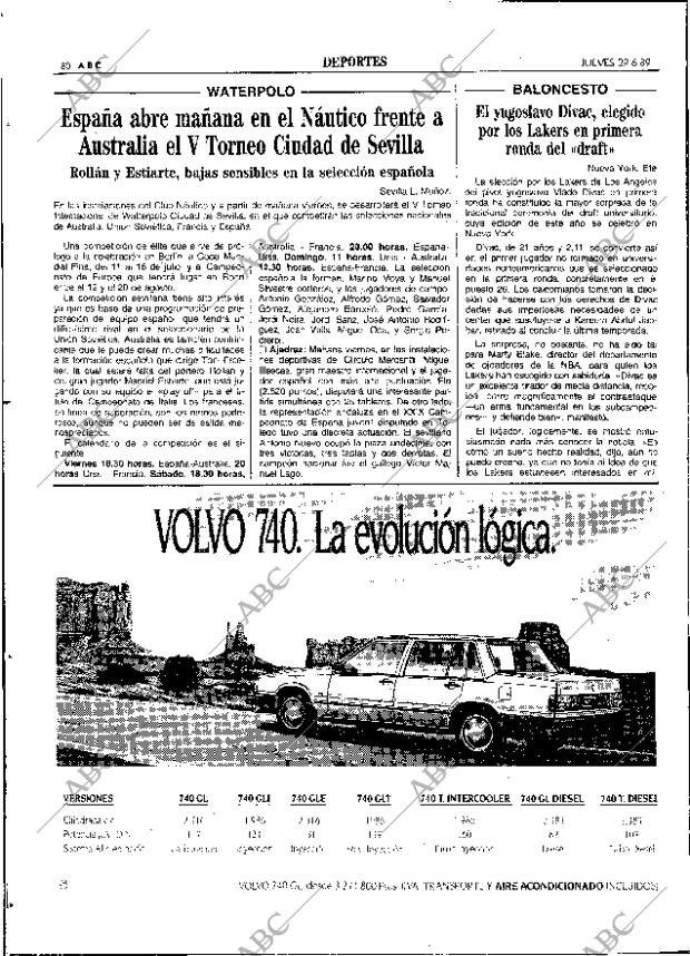 ABC SEVILLA 29-06-1989 página 80