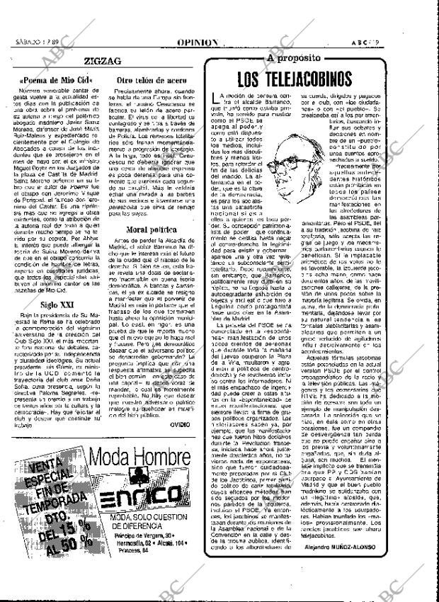 ABC MADRID 01-07-1989 página 19