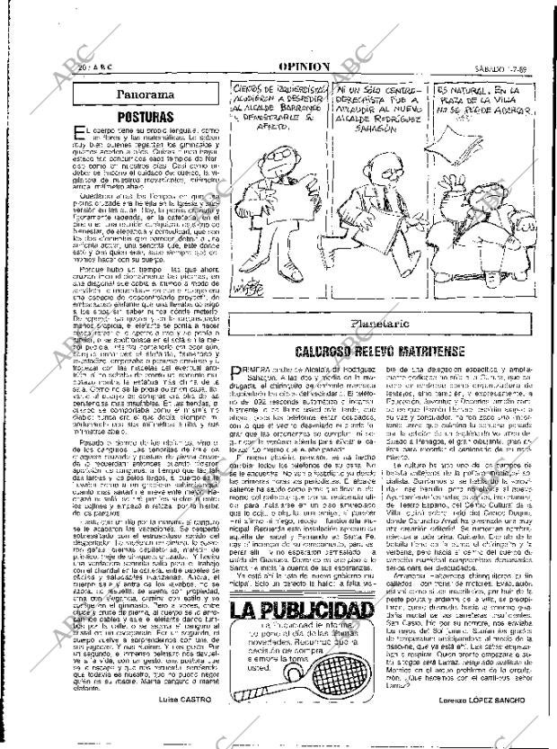 ABC MADRID 01-07-1989 página 20