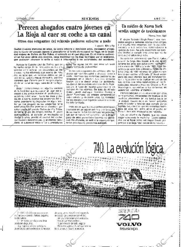 ABC MADRID 01-07-1989 página 77