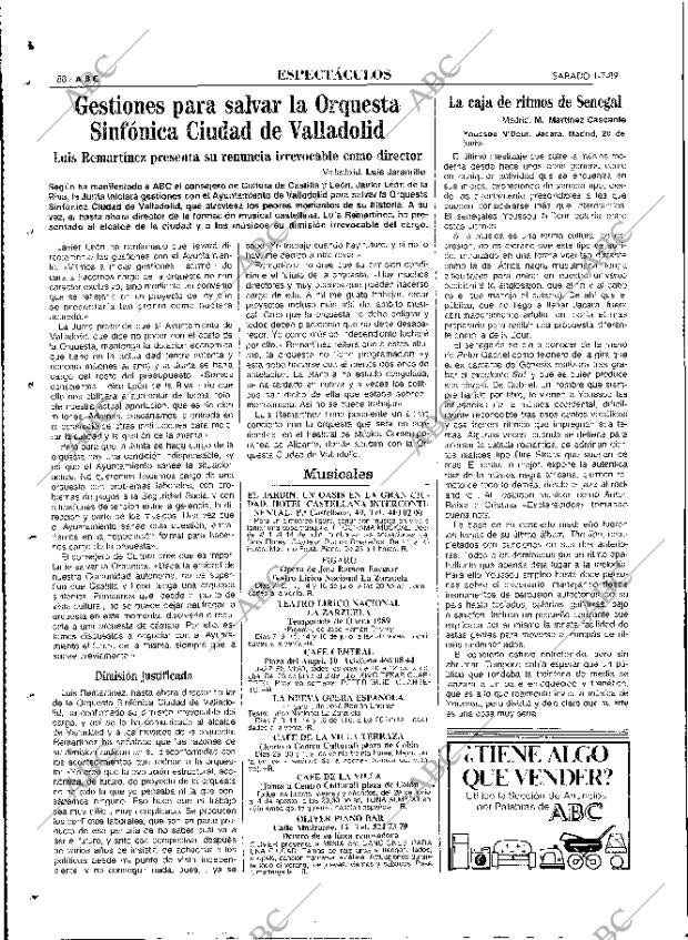 ABC MADRID 01-07-1989 página 88