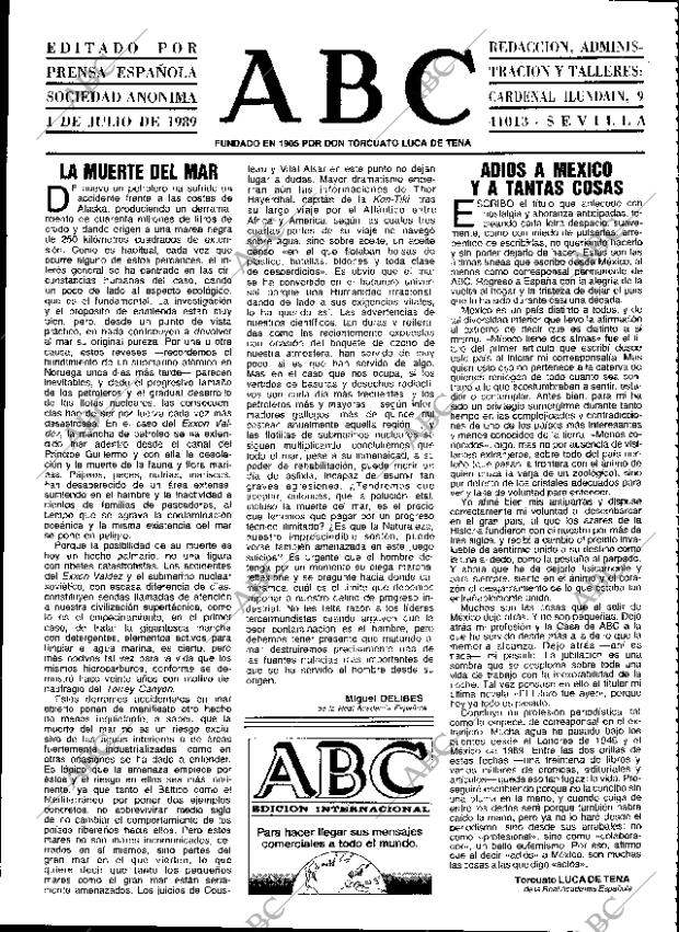 ABC SEVILLA 01-07-1989 página 3