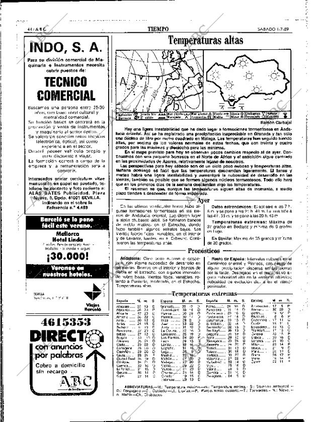 ABC SEVILLA 01-07-1989 página 44