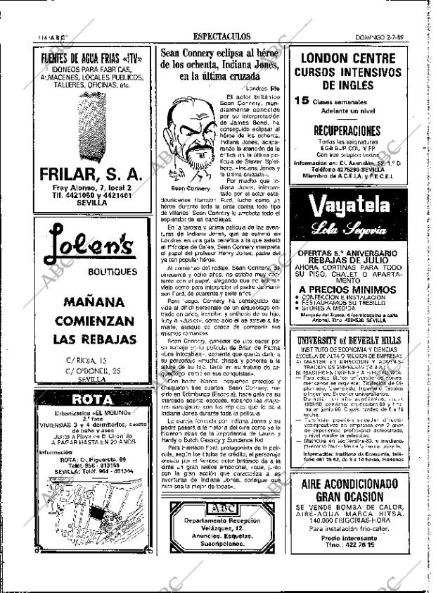 ABC SEVILLA 02-07-1989 página 114