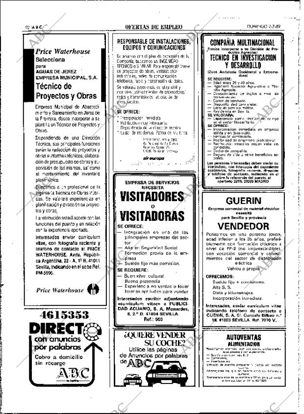 ABC SEVILLA 02-07-1989 página 92