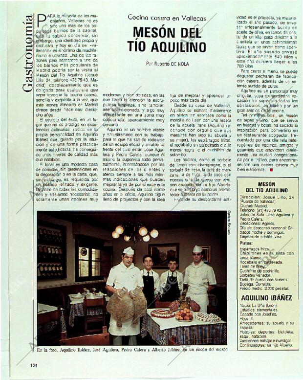 BLANCO Y NEGRO MADRID 02-07-1989 página 104