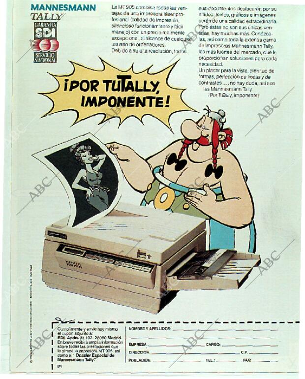 BLANCO Y NEGRO MADRID 02-07-1989 página 105