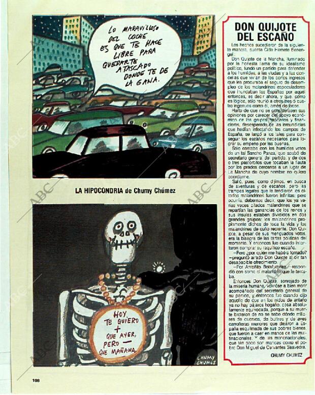 BLANCO Y NEGRO MADRID 02-07-1989 página 108