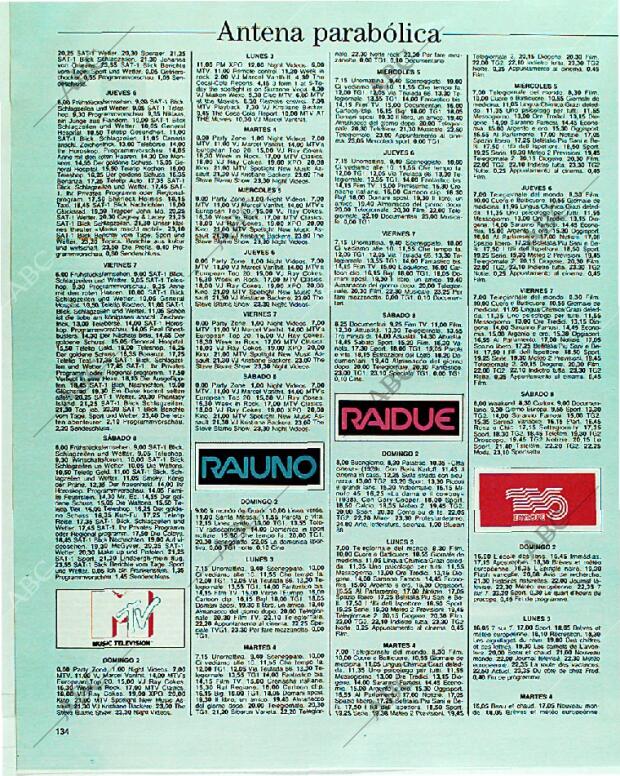 BLANCO Y NEGRO MADRID 02-07-1989 página 134