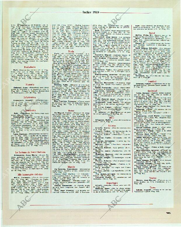 BLANCO Y NEGRO MADRID 02-07-1989 página 145