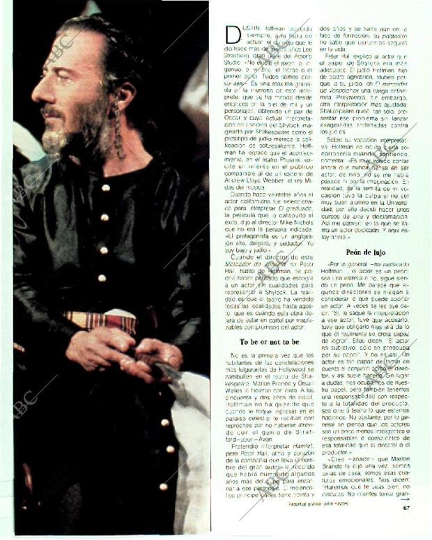 BLANCO Y NEGRO MADRID 02-07-1989 página 67