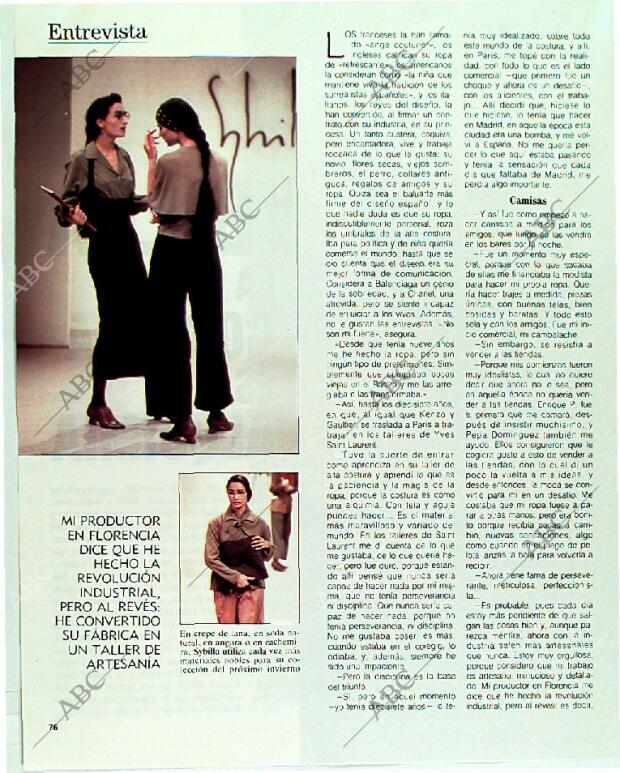 BLANCO Y NEGRO MADRID 02-07-1989 página 76