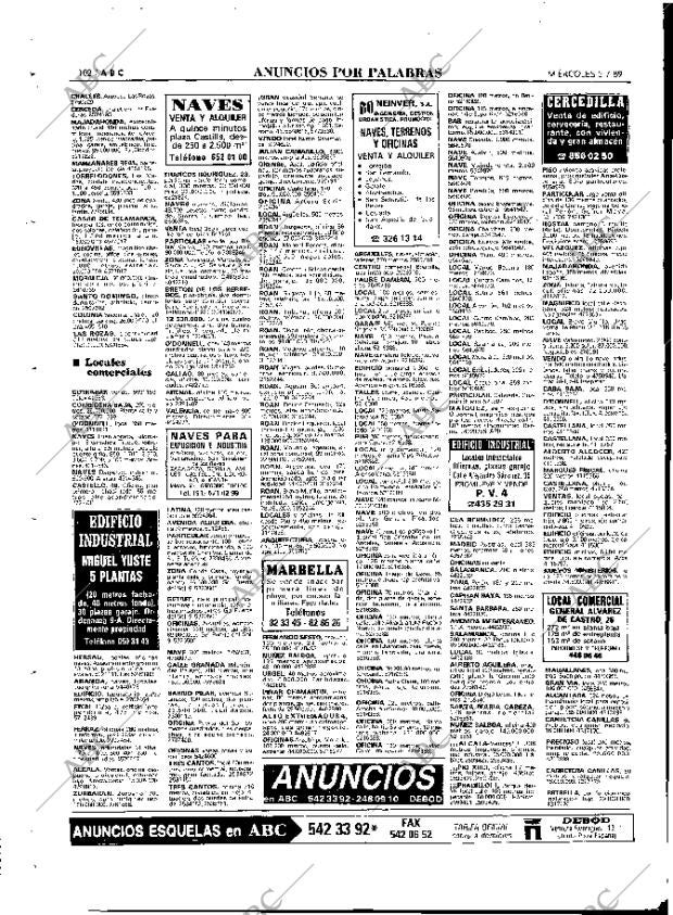 ABC MADRID 05-07-1989 página 102