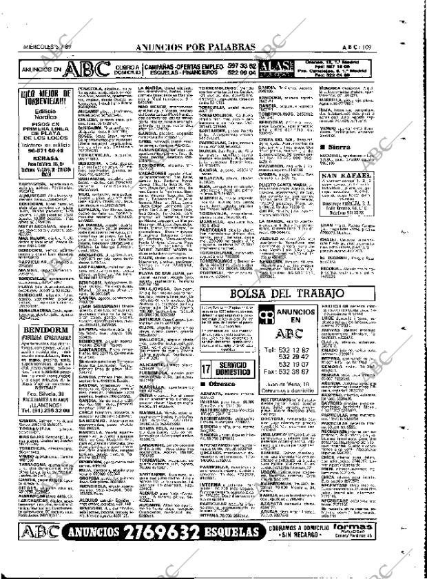 ABC MADRID 05-07-1989 página 109