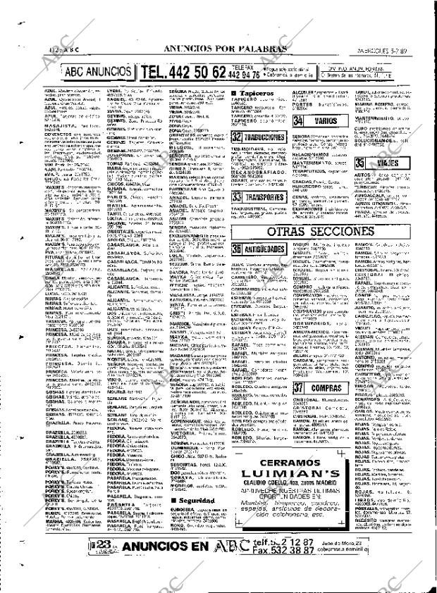 ABC MADRID 05-07-1989 página 112