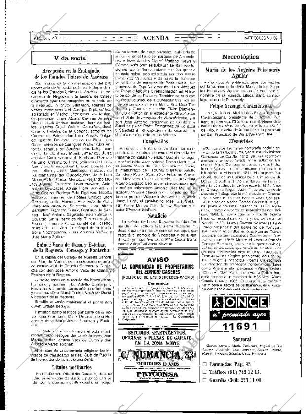ABC MADRID 05-07-1989 página 40
