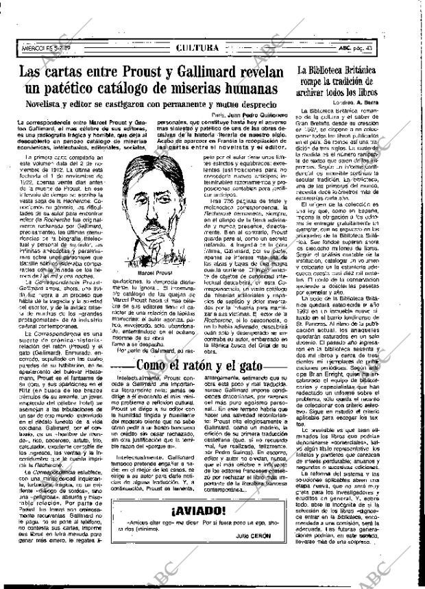 ABC MADRID 05-07-1989 página 43