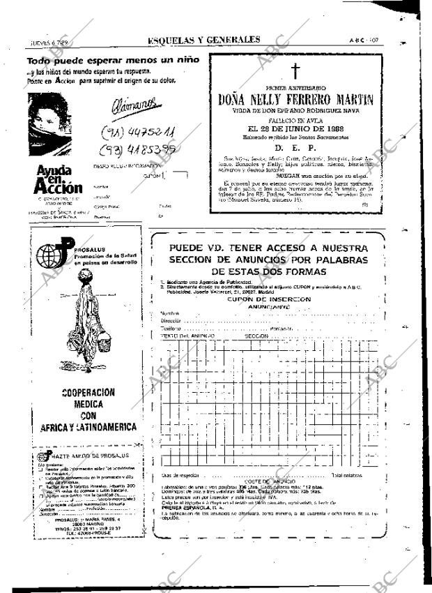 ABC MADRID 06-07-1989 página 107