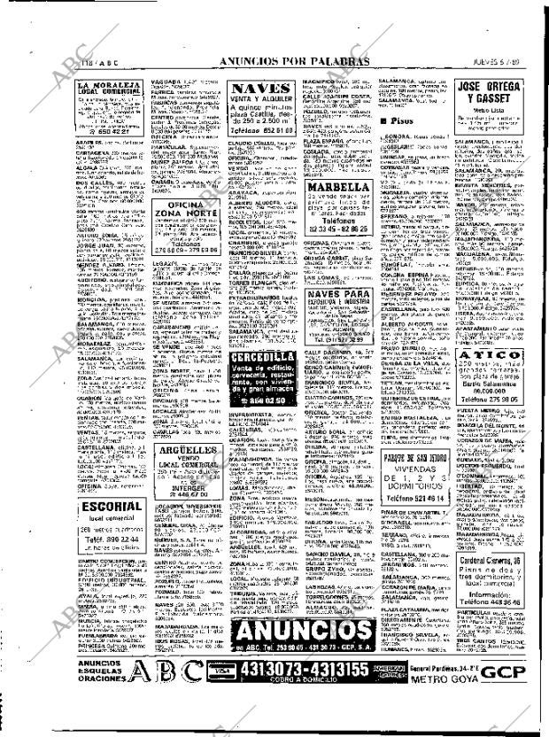 ABC MADRID 06-07-1989 página 118