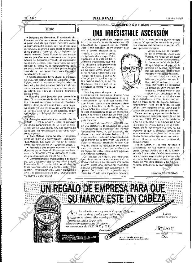 ABC MADRID 06-07-1989 página 22