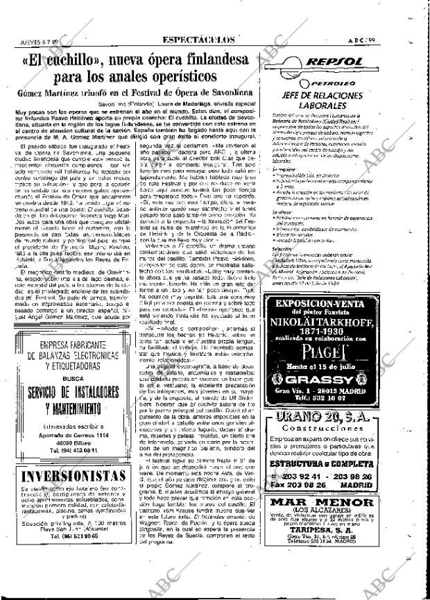 ABC MADRID 06-07-1989 página 99