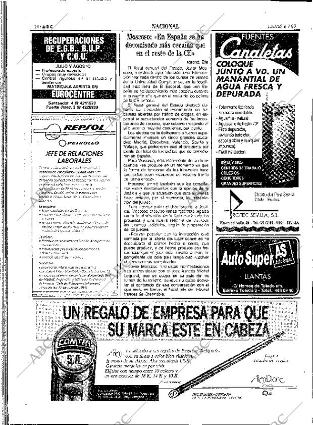 ABC SEVILLA 06-07-1989 página 24