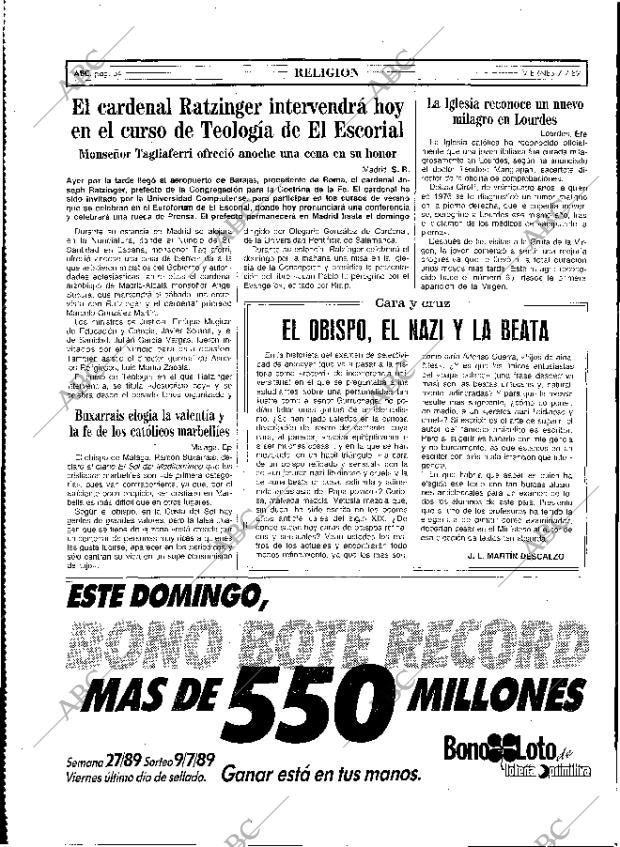 ABC MADRID 07-07-1989 página 54