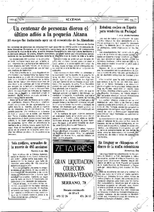 ABC MADRID 07-07-1989 página 77