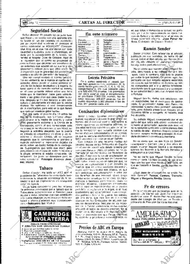 ABC MADRID 08-07-1989 página 12