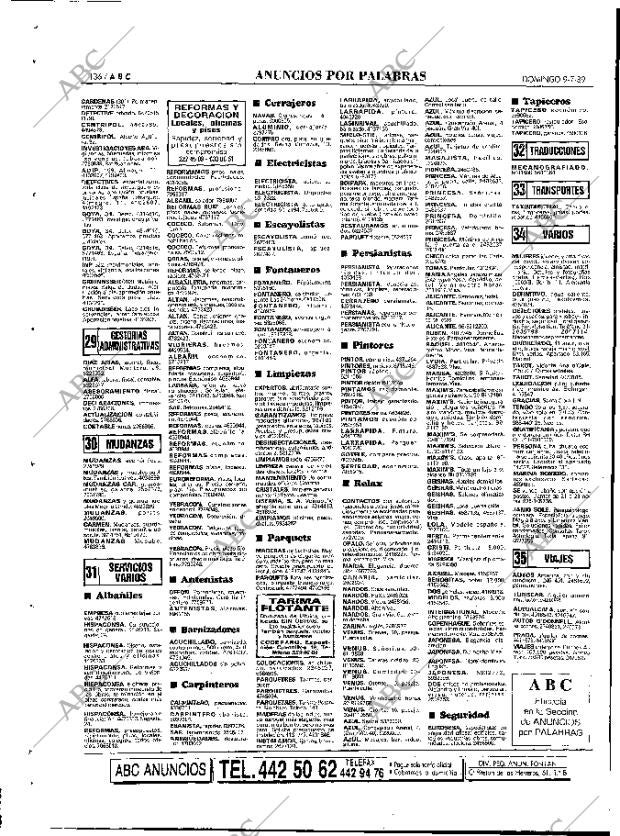 ABC MADRID 09-07-1989 página 136