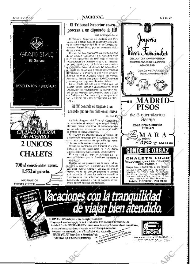 ABC MADRID 09-07-1989 página 27