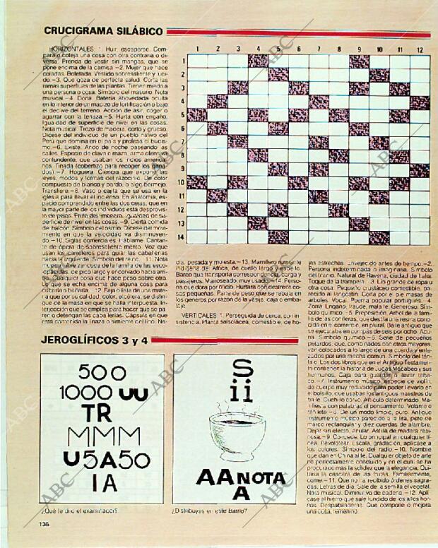 BLANCO Y NEGRO MADRID 09-07-1989 página 136