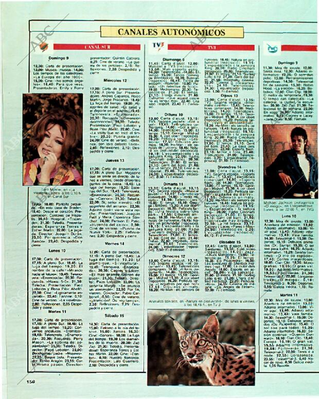 BLANCO Y NEGRO MADRID 09-07-1989 página 150