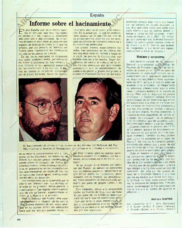 BLANCO Y NEGRO MADRID 09-07-1989 página 20