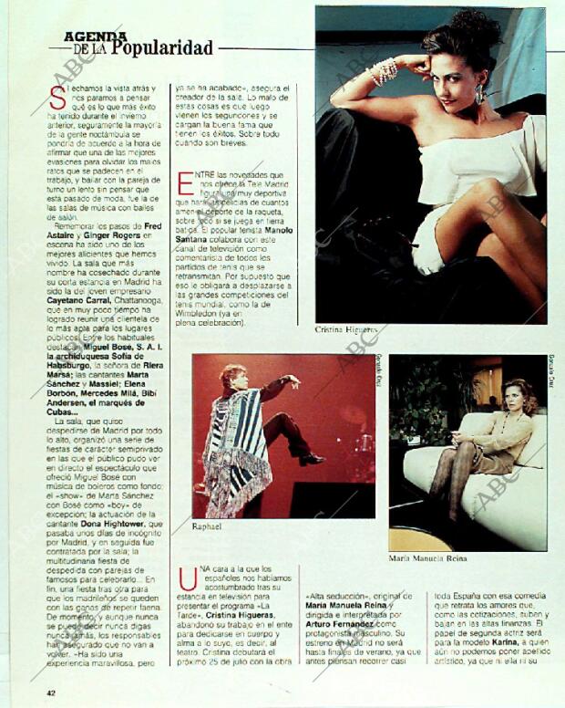 BLANCO Y NEGRO MADRID 09-07-1989 página 42