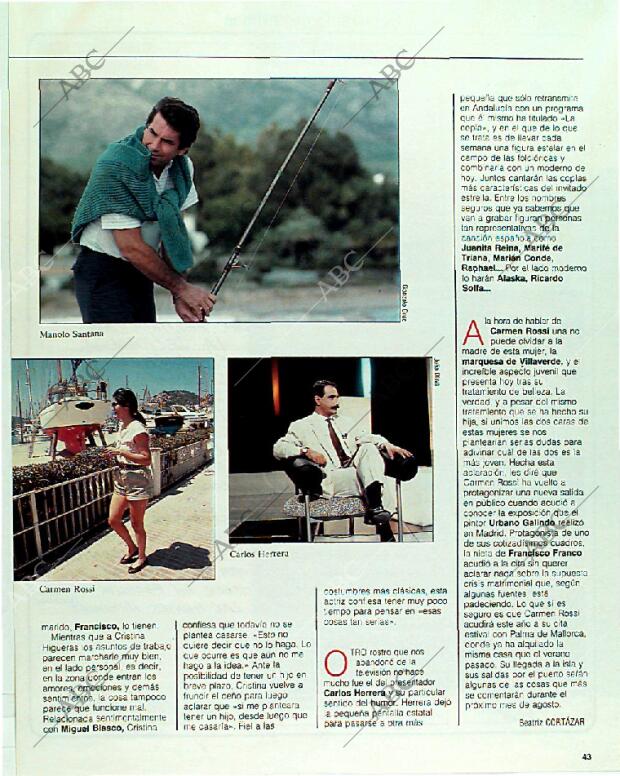 BLANCO Y NEGRO MADRID 09-07-1989 página 43