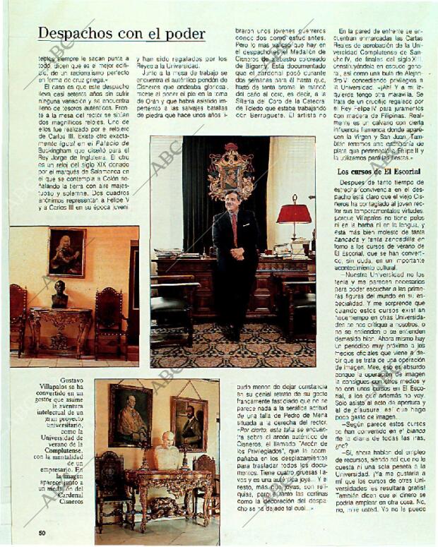 BLANCO Y NEGRO MADRID 09-07-1989 página 50